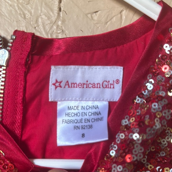 American Girl Red Sequin sz 8 - Picture 7 of 7